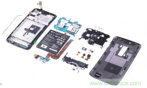 拆 LG曲屏机G Flex