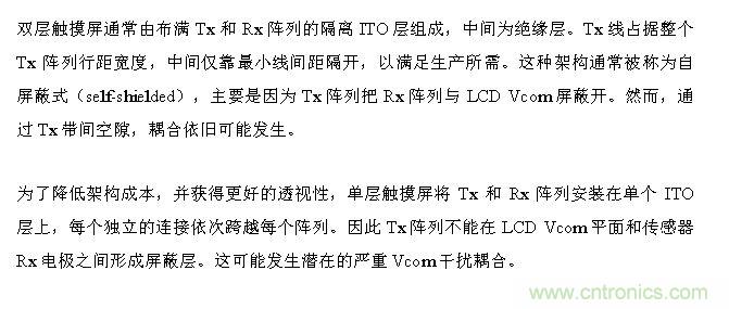 触摸屏电磁干扰源解析