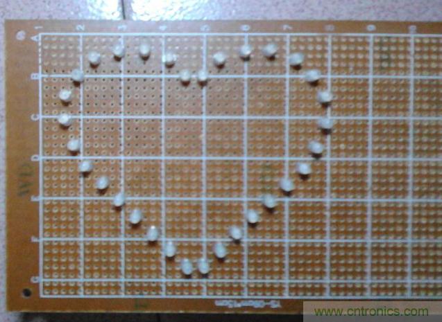 三八节将至！DIY心形LED流水灯！你们懂的~