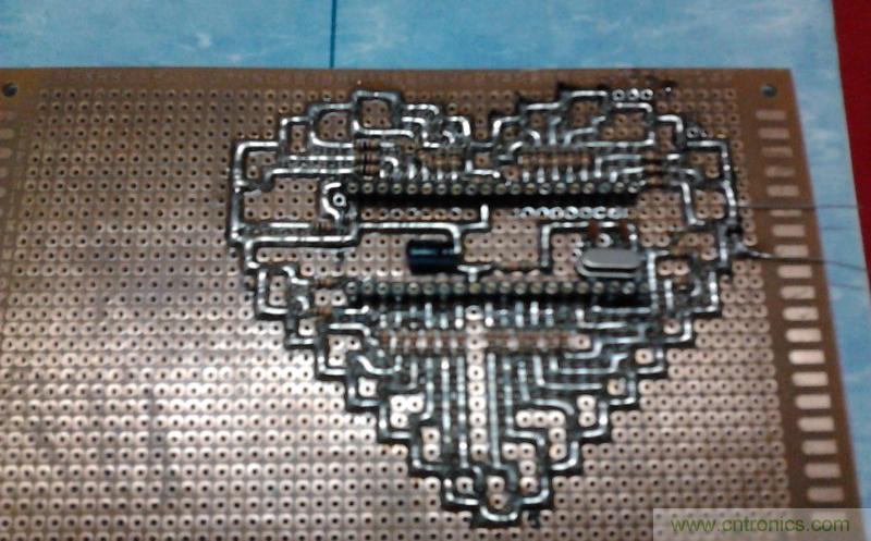 三八节将至！DIY心形LED流水灯！你们懂的~