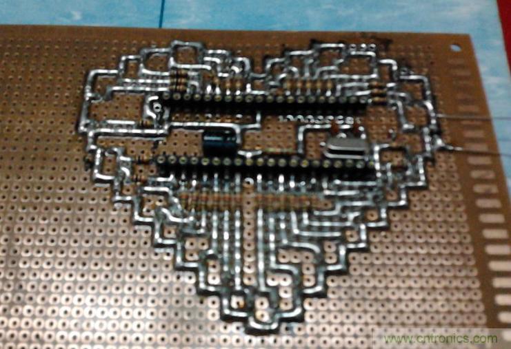 三八节将至！DIY心形LED流水灯！你们懂的~