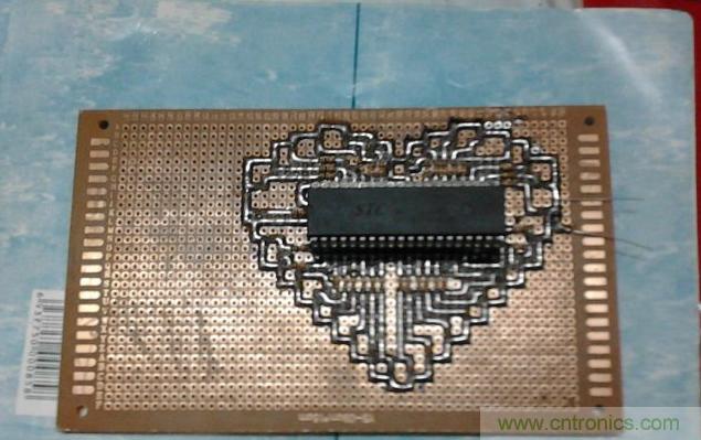 三八节将至！DIY心形LED流水灯！你们懂的~