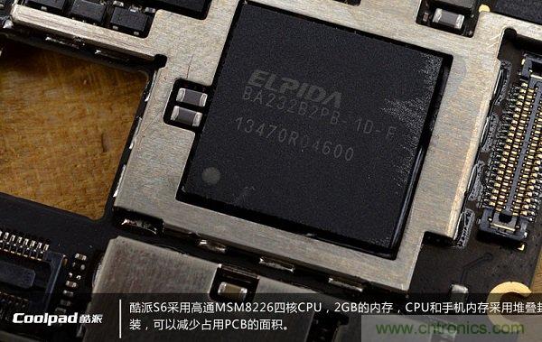 酷派S6处理器芯片图解