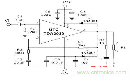 功放保护电路的检测
