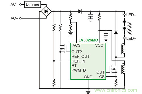 非隔离离线降压控制器