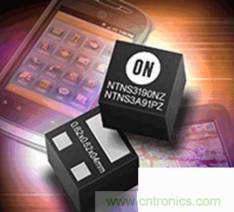 LLGA 3 0.62 x 0.62 x 0.4mm亚芯片级无引线封装。