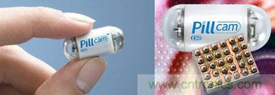 使用美高森美无线电的Pillcam药丸摄影机