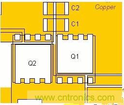 最小化杂散电感的优化主开关和输入电容布局