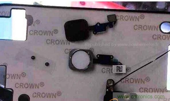 新的TouchID指纹传感器