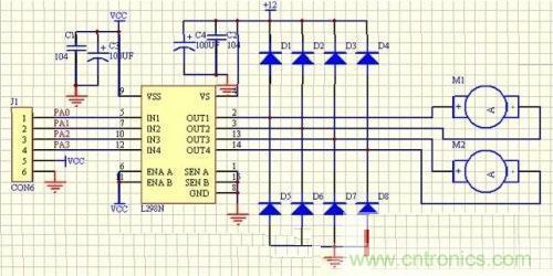 4相步进电机驱动电路