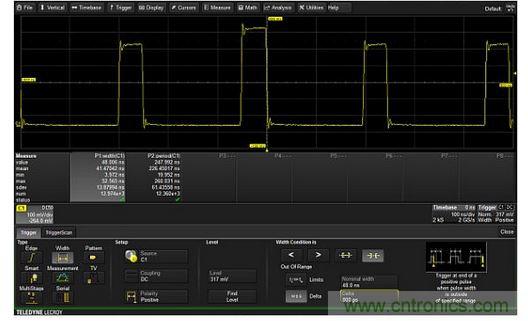只对脉冲宽度超过48&plusmn;0.8ns范围的脉冲触发的排它型触发器。