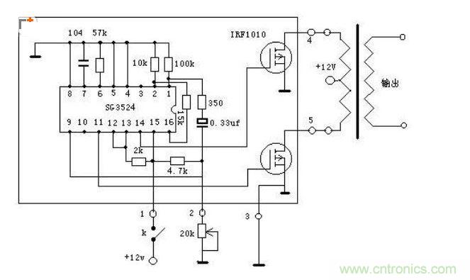 一款简单易制的大功率高效逆变电路