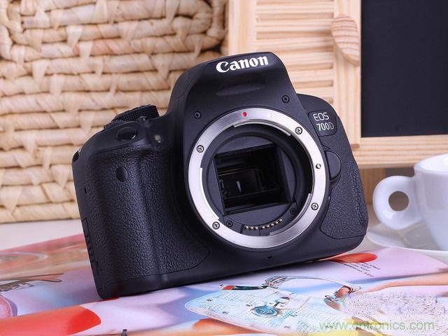佳能700D黑色外观图