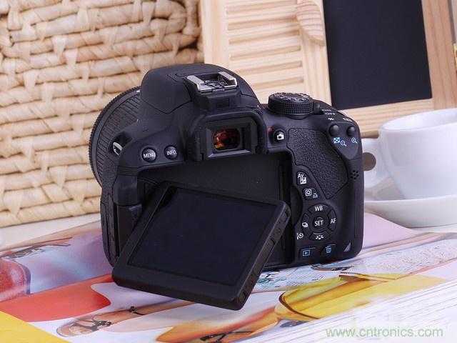 佳能700D黑色背面图