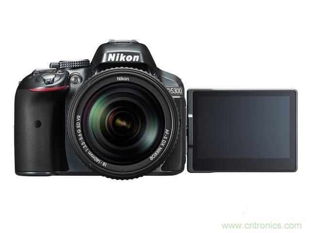  尼康D5300黑色外观图
