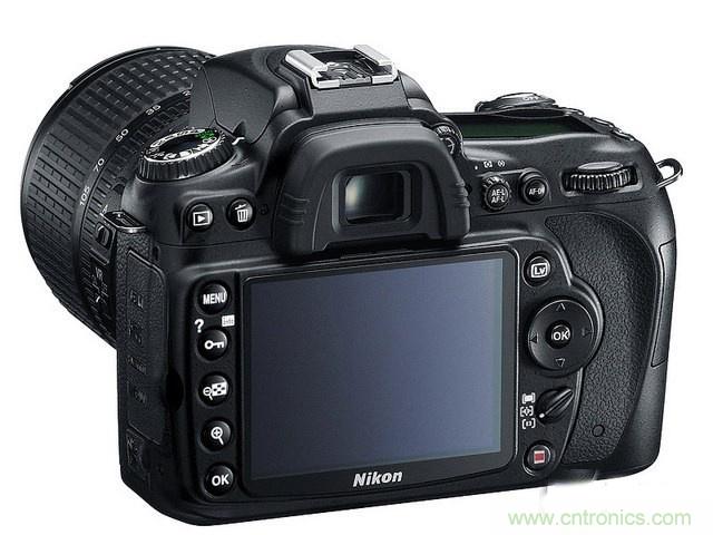  尼康D7000黑色背面图