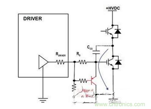 有源米勒钳位采用外加三极管