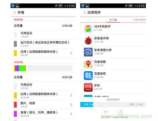手机内存之内置存储
