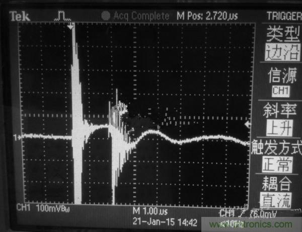 高人指点：反激初级电流波形异常如何解决？