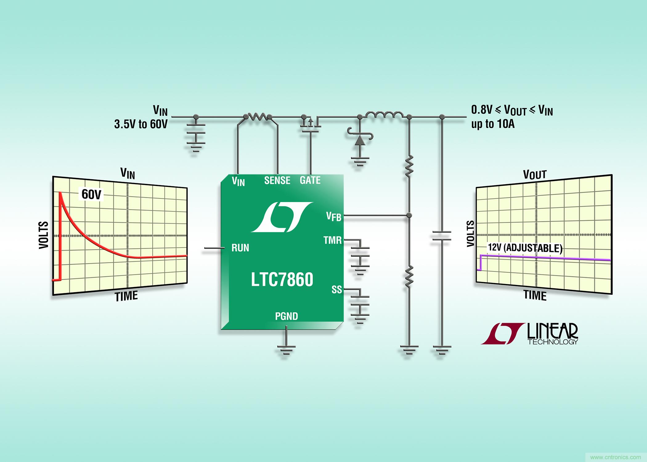 高效率开关浪涌抑制器