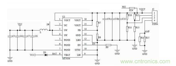 升压芯片外围电路