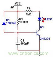 网友简析RC延时电路