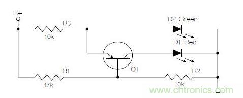 基本的电压/电池监视电路。