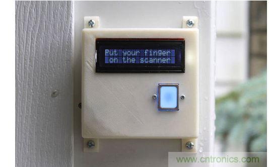 指纹识别锁DIY