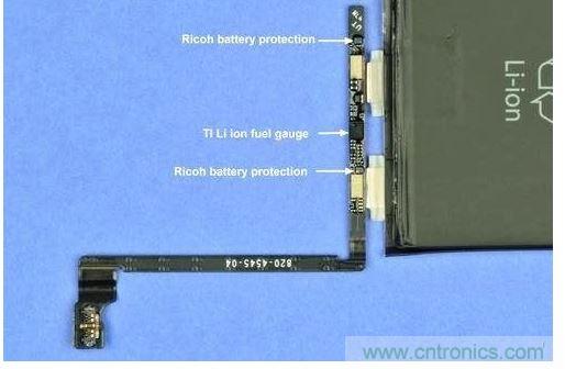 iPhone 6 Plus的锂离子电池控制电路