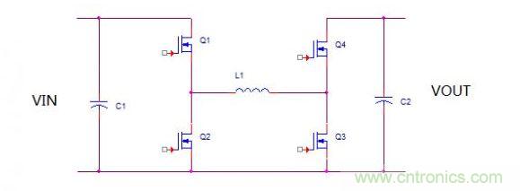 四开关buck-boost的拓扑