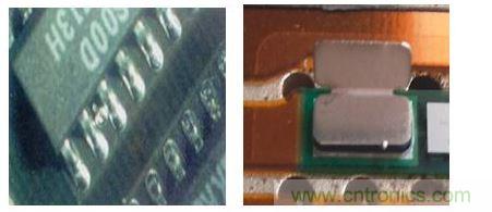 锡珠产生于引脚之间