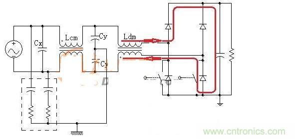 有源差模EMI滤波器