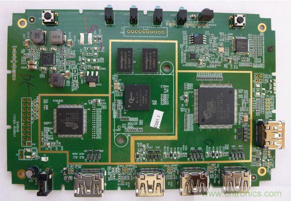 图(e) GHDSSW4 PCB板