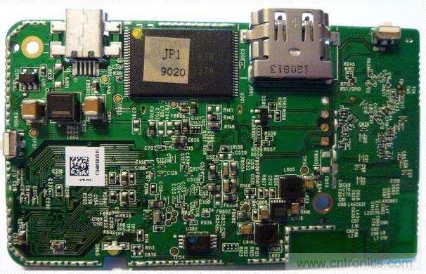 图(e)：图解便宜又好用的媒体适配器PTV3000。