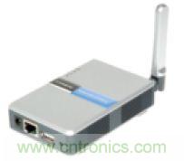 图1：Linksys WPS54G打印服务器。