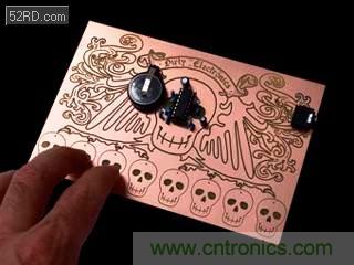 骷髅图案迷你合成器