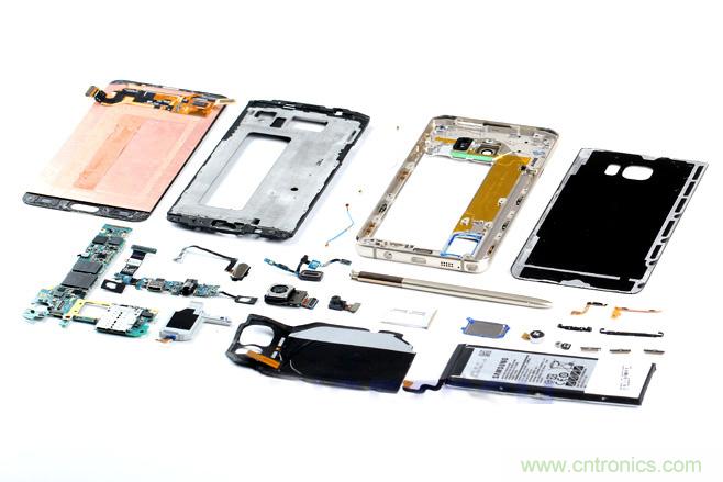 Galaxy Note5拆解，与S系列差距日渐模糊