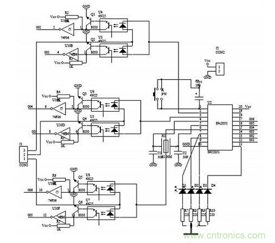 小功率三极管自动判断管脚的电路设计方案
