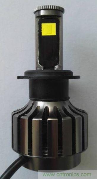 用深圳大道半导体制造的CSP-COBs 改装图四所示的用大功率LEDs 制造的汽车前大灯?！九纳阕愿淖暗耐夤翰贰? width=