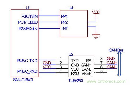 方向盘转角传感器接口电路