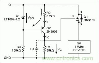 为5V 1-Wire&reg;从器件提供过压?；? width=