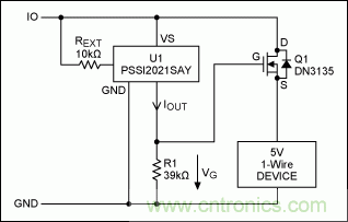 为5V 1-Wire&reg;从器件提供过压?；? width=
