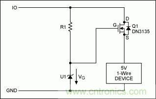 为5V 1-Wire&reg;从器件提供过压?；? width=