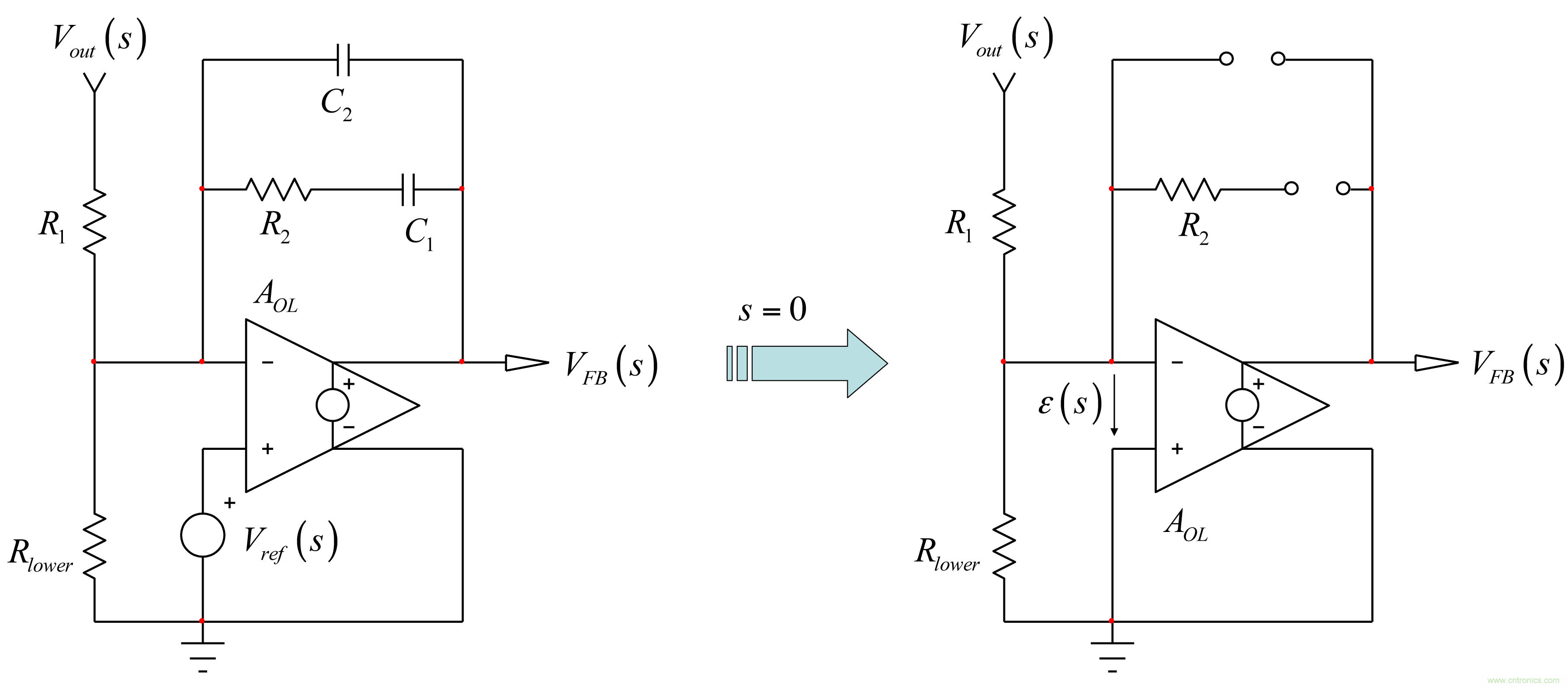 考量运算放大器在Type-2补偿器中的动态响应(一)