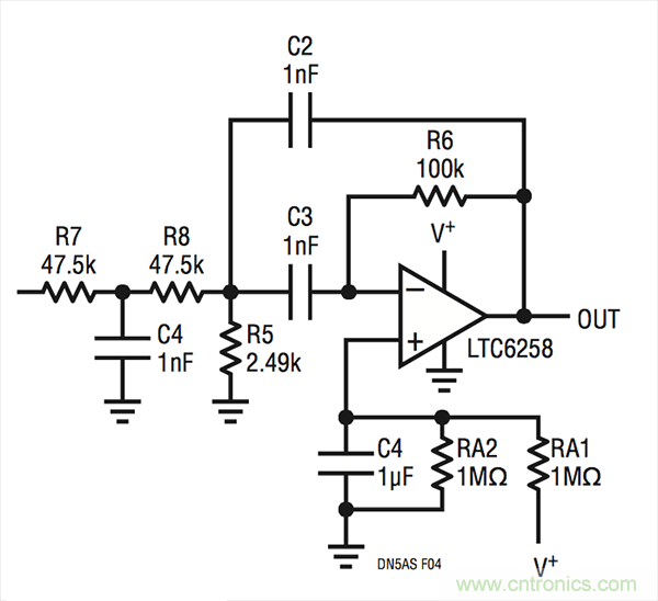 【设计要点】较低功率运放：实用正弦波