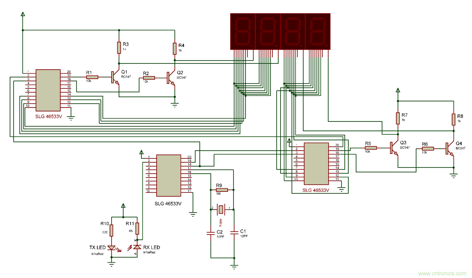 AN-1169采用GreenPAK的数字光学转速表