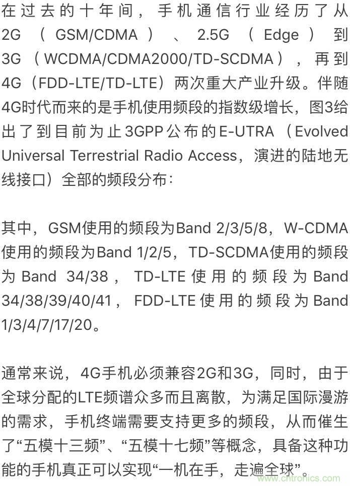 关于手机射频芯片知识，你还不知道的事！