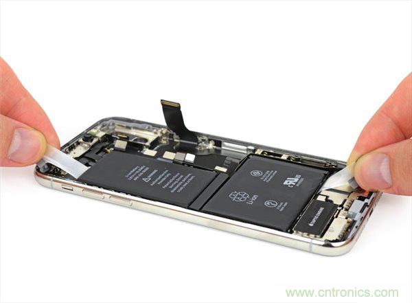 苹果iPhone X iFixit拆解报告：双层主板+双单元电池