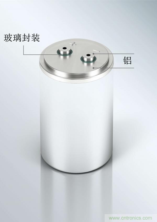 世界首创玻璃铝密封端子，可大幅提升电容性能