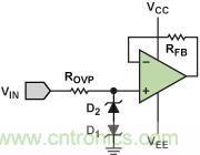 鲁棒的放大器提供集成过压?；? width=